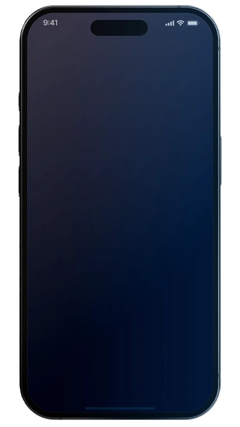 Mobile Handelsoberfläche von Trenqor Logic AI